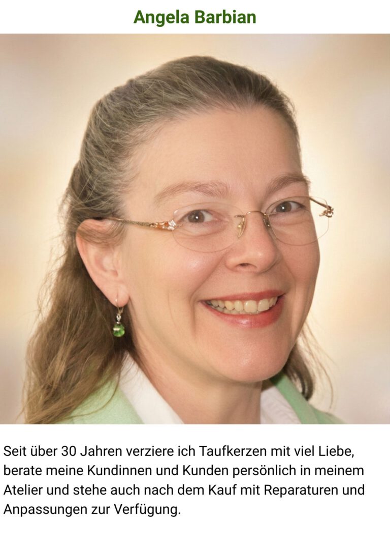 Angela Barbian, Kerzenkünstlerin und Inhaberin der LH-Kerzenmanufaktur in Lüdinghausen